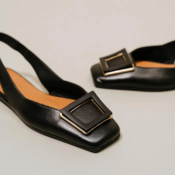 Women Ballets Flats Jonak Ballerinas With Open Heels