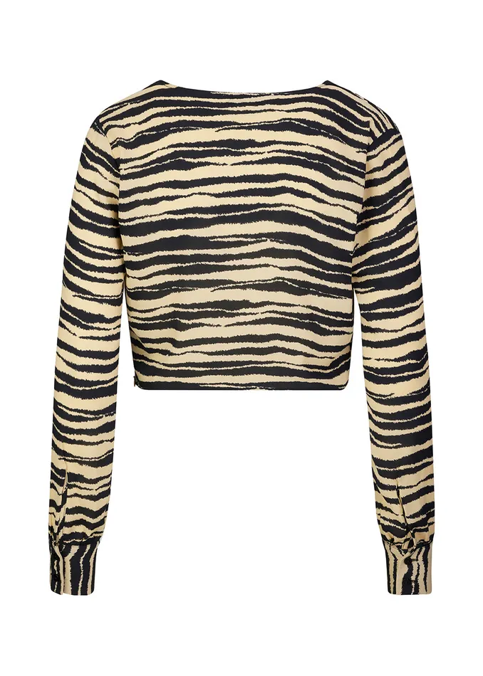 Women BeckyMD Print Top Moonstone Tiger Modstrm Tops Women BeckyMD Print Top Moonstone Tiger Modstrm Tops