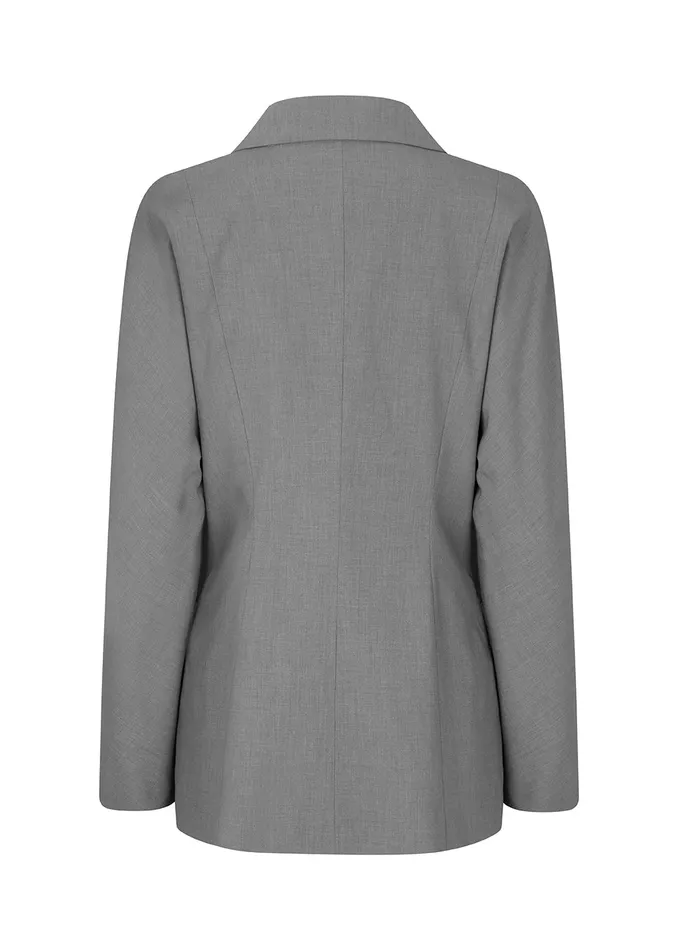 Women BennyMD Blazer Grey Melange Modstrm Suits Women BennyMD Blazer Grey Melange Modstrm Suits