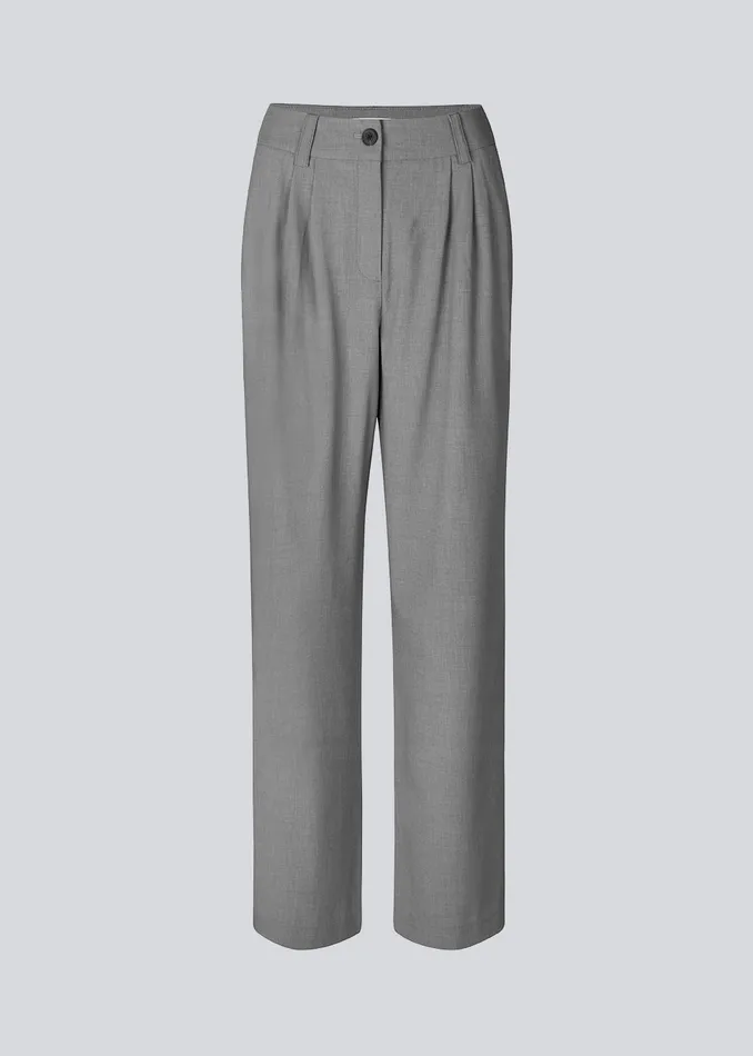Women BennyMD Pants Grey Melange Modstrm Suits Women BennyMD Pants Grey Melange Modstrm Suits
