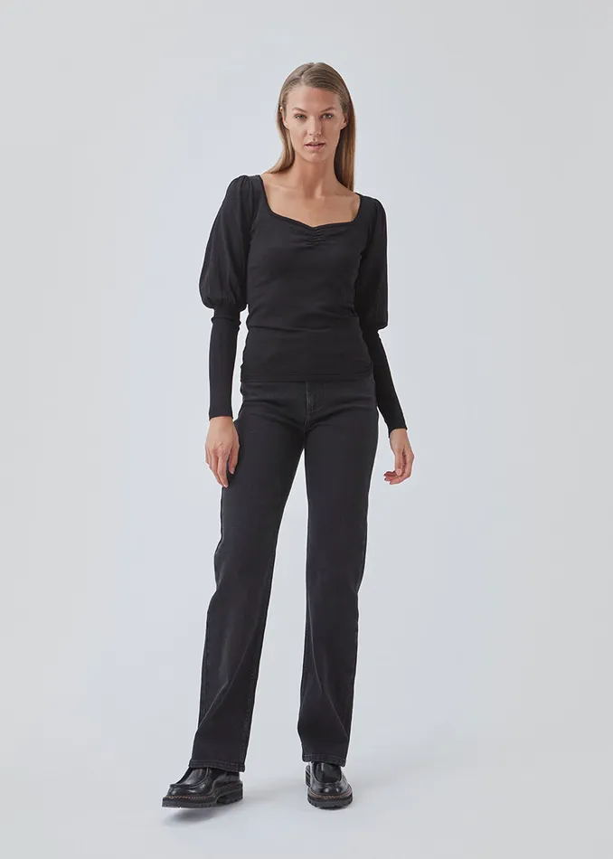 Women BilgeMD Top Black Modstrm Blouses and Knitwear