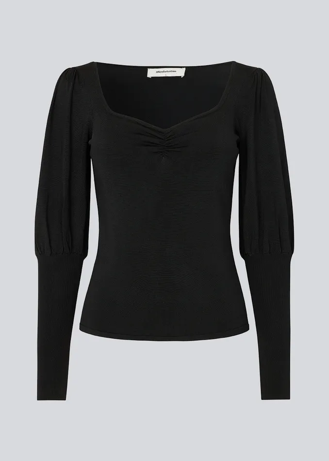Women BilgeMD Top Black Modstrm Blouses and Knitwear