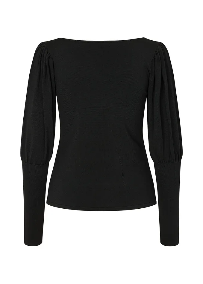 Women BilgeMD Top Black Modstrm Blouses and Knitwear
