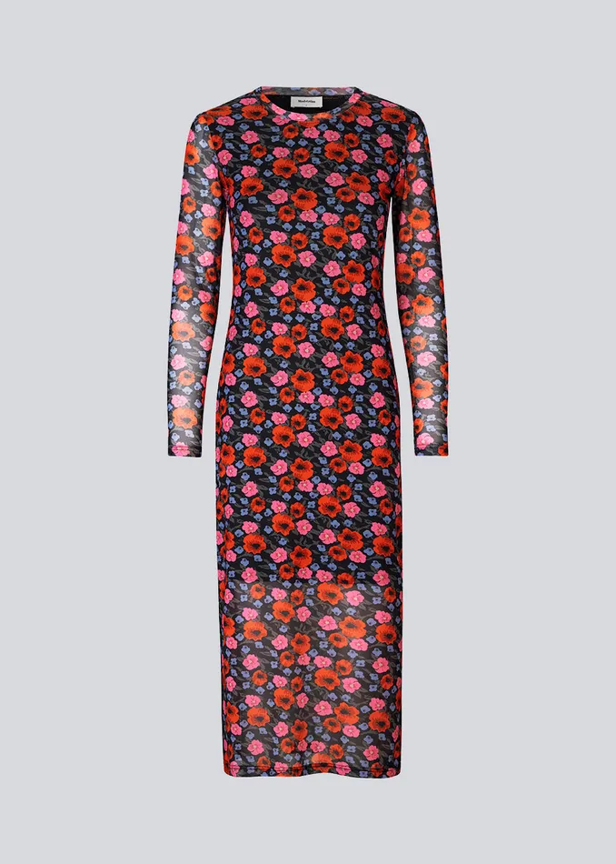 Women BinnaMD Print Dress Flower Blush Modstrm Dresses Women BinnaMD Print Dress Flower Blush Modstrm Dresses