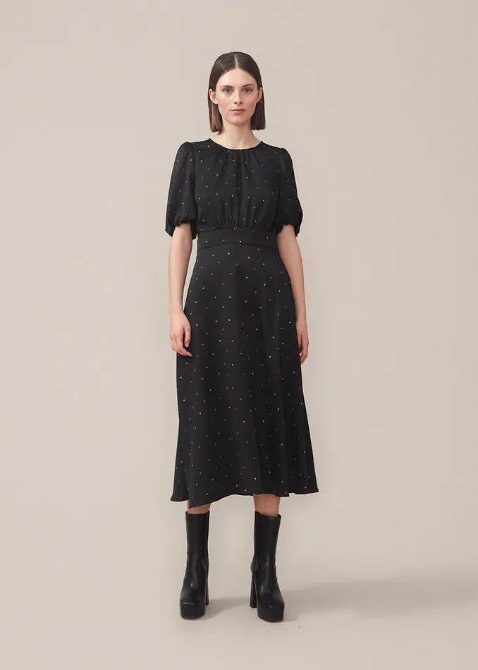 Women BixMD Print Dress Rainbow Hearts Modstrm Dresses Women BixMD Print Dress Rainbow Hearts Modstrm Dresses