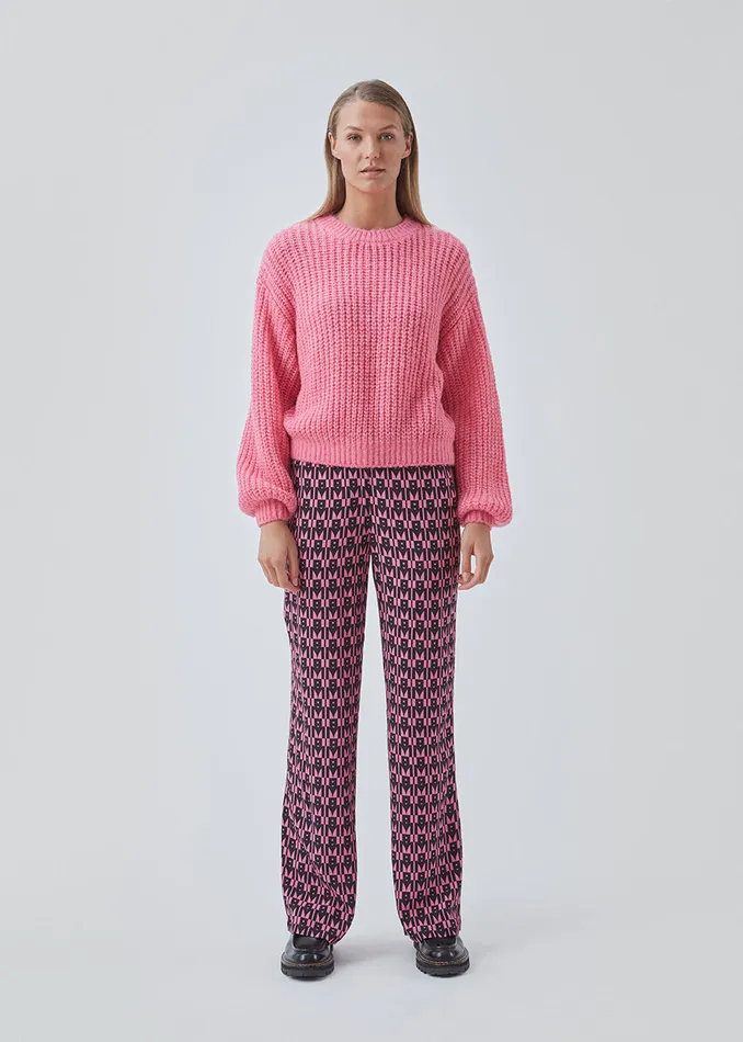 Women BlakelyMD Oneck Cosmos Pink Modstrm Blouses and Knitwear Women BlakelyMD Oneck Cosmos Pink Modstrm Blouses and Knitwear