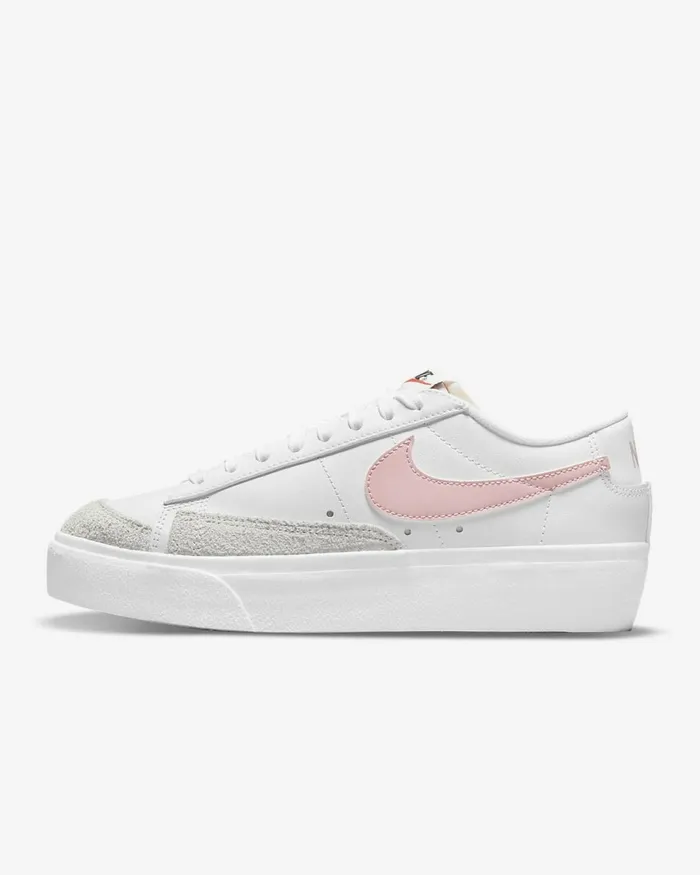 Women Blazer Low Platform Whitesummit Whiteblackpink Glaze Nike Lifestyle