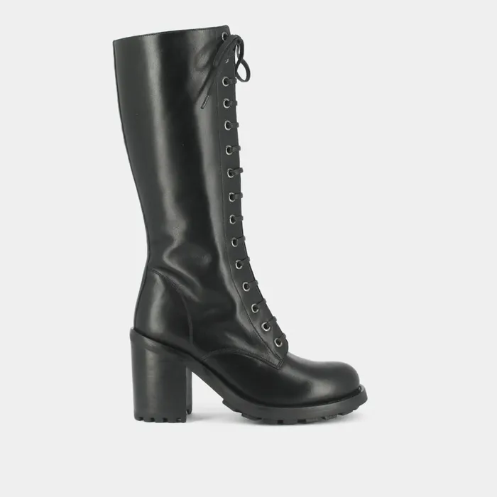 Women Boots Thighhigh Boots Jonak Boots With Heels And Lacing