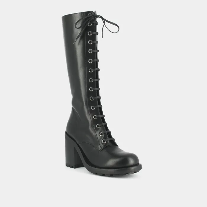 Women Boots Thighhigh Boots Jonak Boots With Heels And Lacing