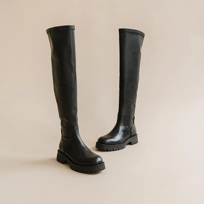 Women Boots Thighhigh Boots Jonak Boots With Notched Soles