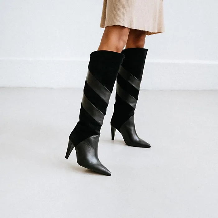 Women Boots Thighhigh Boots Jonak High Boots With Pointed Toes