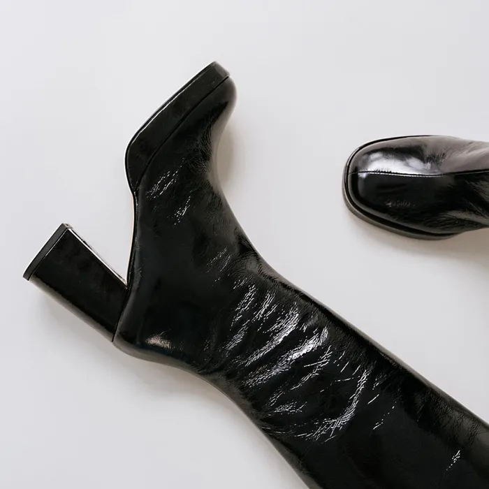 Women Boots Thighhigh Boots Jonak High RoundToed Boots