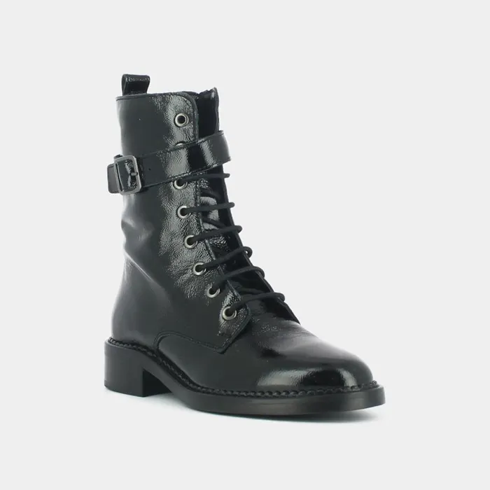 Women Boots Thighhigh Boots Jonak LaceUp Boots With Side Buckle