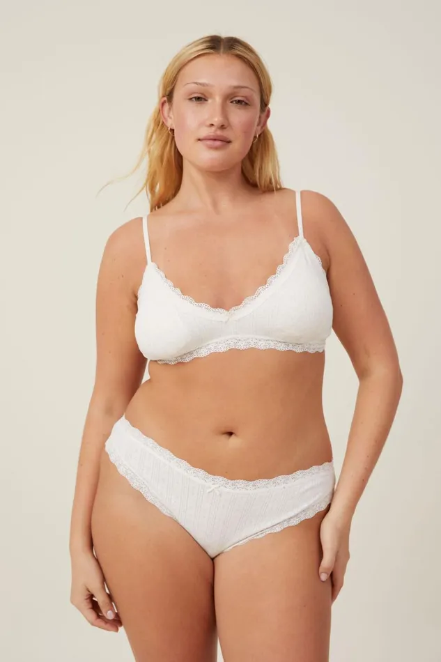 Women Bras Cotton On Organic Cotton Lace Triangle Padded Bralette Butterscotch Marle Pointelle Women Bras Cotton On Organic Cotton Lace Triangle Padded Bralette Butterscotch Marle Pointelle