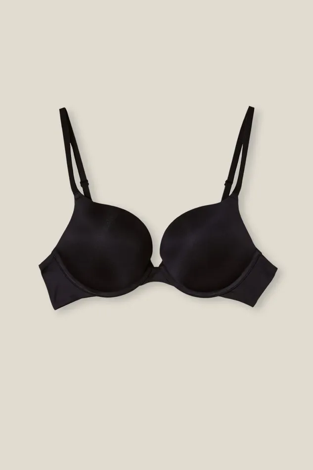 Women Bras Cotton On Ultimate Comfort Push Up2 TShirt Bra Black