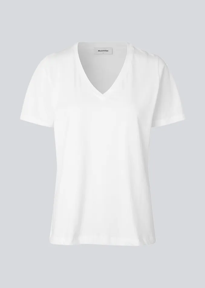 Women CadakMD Vneck Tshirt White Modstrm TShirts
