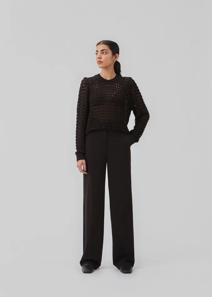 Women CamdenMD Oneck Black Modstrm Blouses and Knitwear
