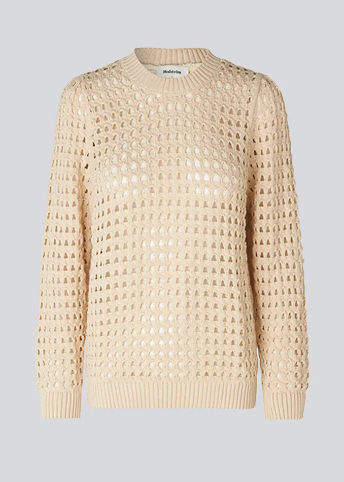 Women CamdenMD Oneck Summer Sand Modstrm Blouses and Knitwear Women CamdenMD Oneck Summer Sand Modstrm Blouses and Knitwear