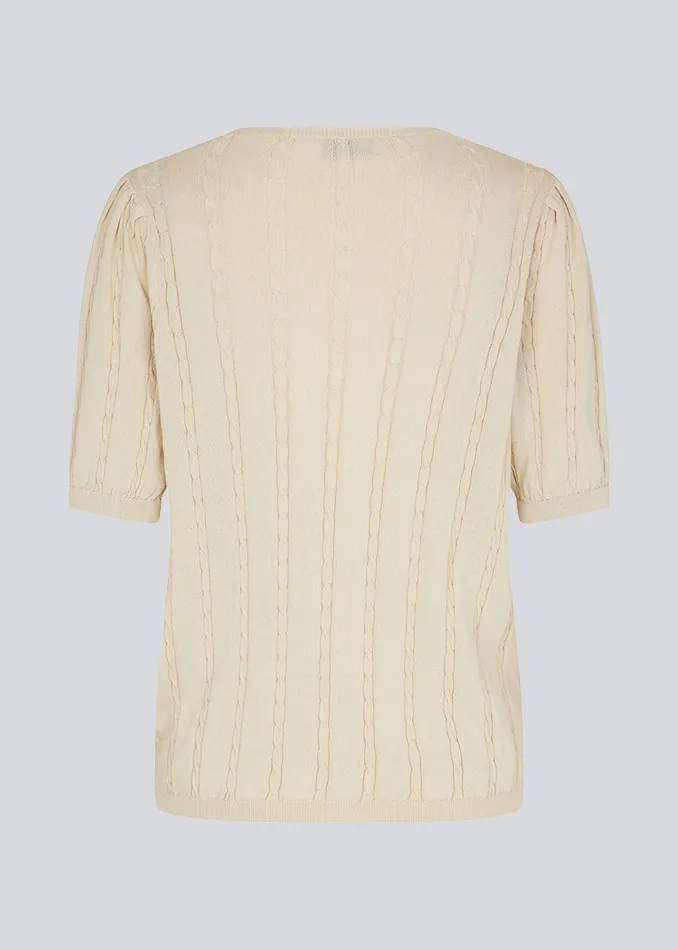 Women CarltonMD Oneck Summer Sand Modstrm Blouses and Knitwear