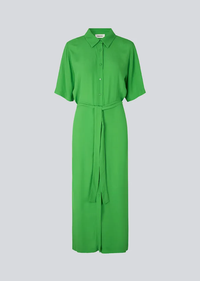 Women CashMD Long Dress Classic Green Modstrm Dresses