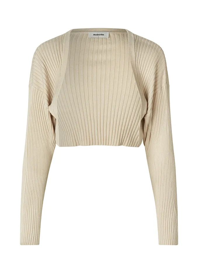 Women CateMD Cardigan Summer Sand Modstrm Blouses and Knitwear