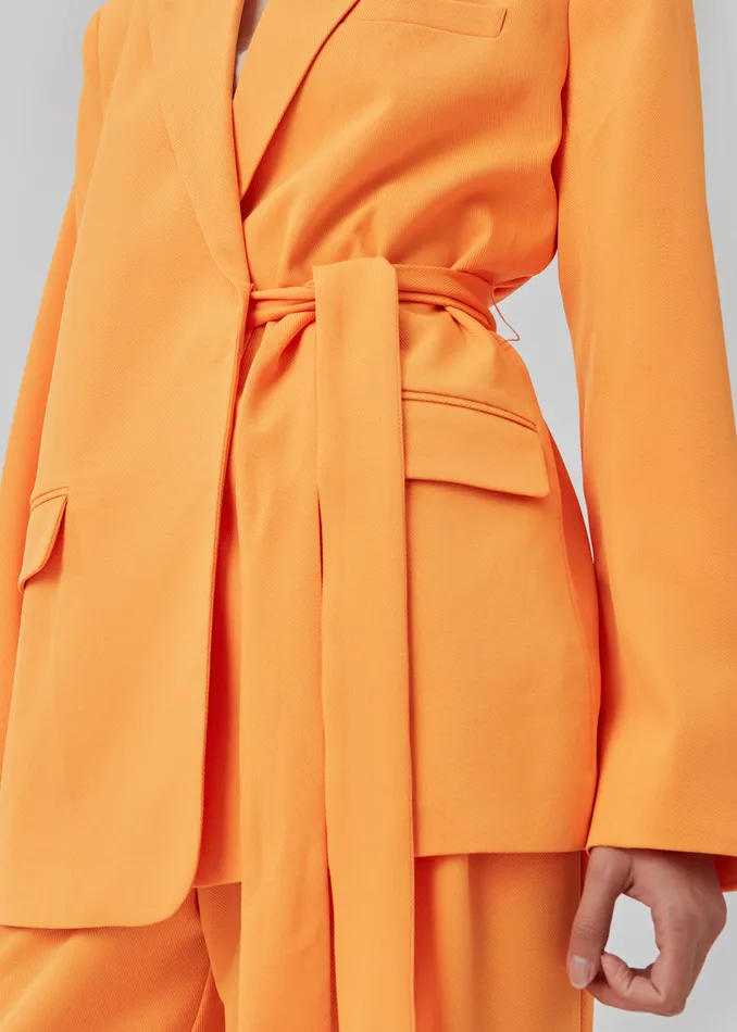 Women CayaMD Blazer Vibrant Orange Modstrm Suits