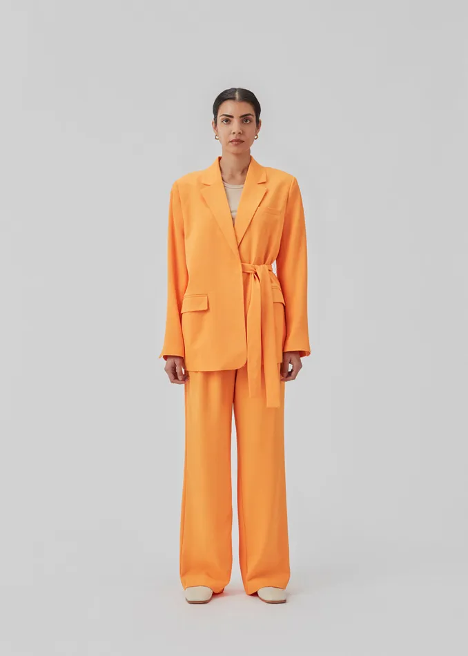 Women CayaMD Blazer Vibrant Orange Modstrm Suits