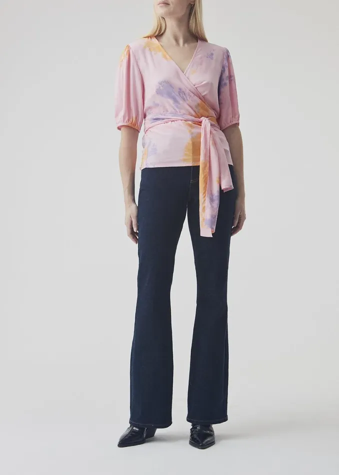 Women Cello Print Top Summer Tie Dye Modstrm Tops