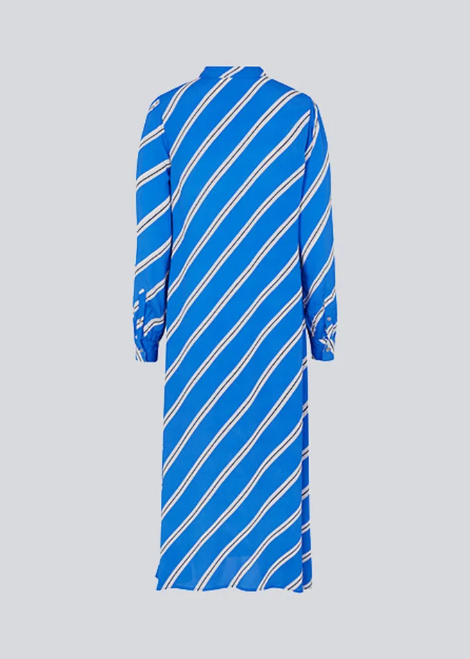 Women CenniMD Print Dress Azure Stripe Modstrm Dresses Women CenniMD Print Dress Azure Stripe Modstrm Dresses