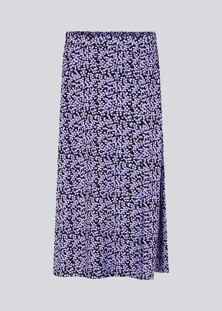 Women ChesliMD Print Skirt Purple Flower Buds Modstrm Skirts Women ChesliMD Print Skirt Purple Flower Buds Modstrm Skirts