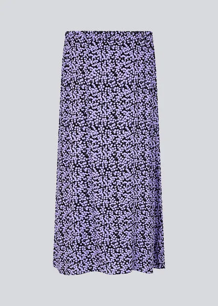 Women ChesliMD Print Skirt Purple Flower Buds Modstrm Skirts Women ChesliMD Print Skirt Purple Flower Buds Modstrm Skirts