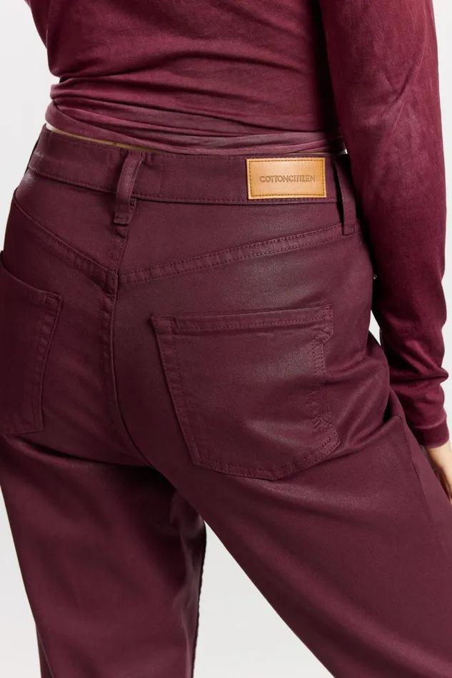 Women Cindy Pant Mulberry Coated COTTON CITIZEN Pants Women Cindy Pant Mulberry Coated COTTON CITIZEN Pants