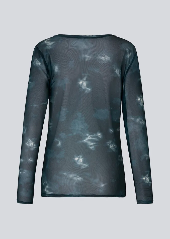 Women CliffordMD LS Print Top Midnight Tie Dye Modstrm Tops Women CliffordMD LS Print Top Midnight Tie Dye Modstrm Tops