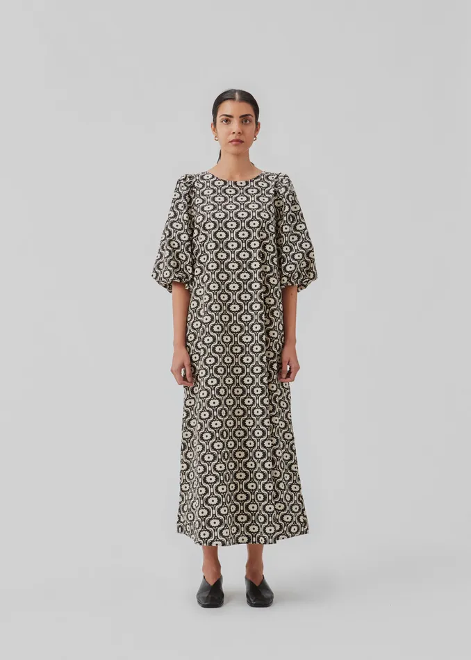 Women CoraMD Print Dress Seventies Fleur Modstrm Dresses