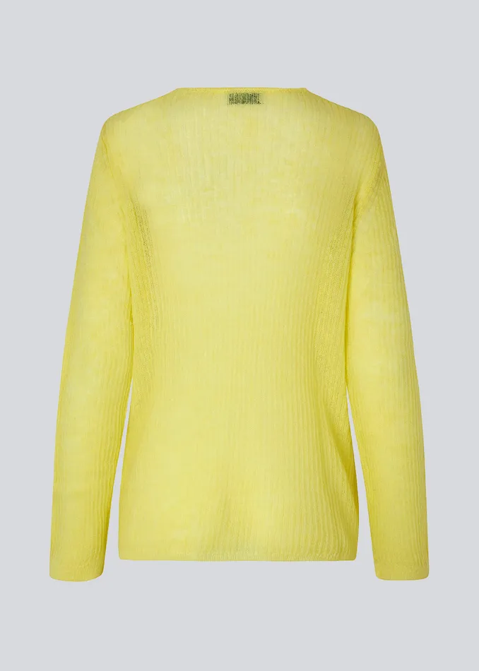 Women CordellMD Oneck Yellow Pear Modstrm Blouses and Knitwear