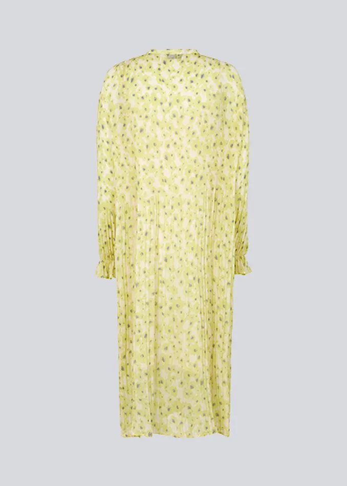 Women CruzMD Print Dress Aqua Yellow Flower Modstrm Dresses Women CruzMD Print Dress Aqua Yellow Flower Modstrm Dresses