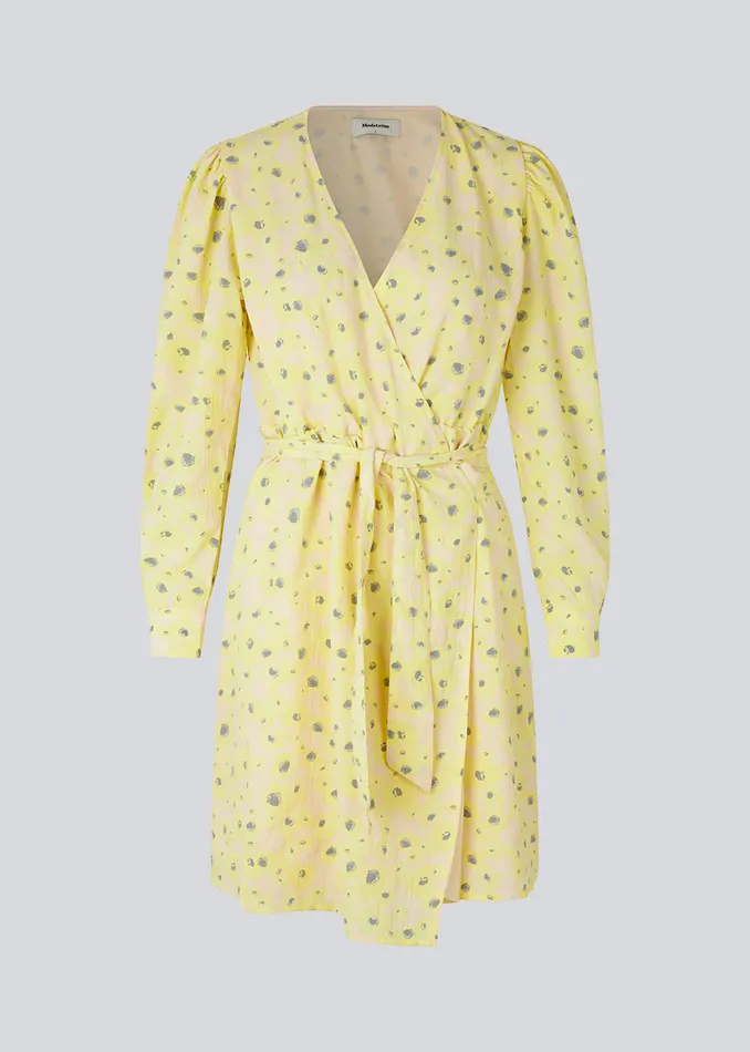 Women CupidMD Print Dress Aqua Yellow Flower Modstrm Dresses Women CupidMD Print Dress Aqua Yellow Flower Modstrm Dresses