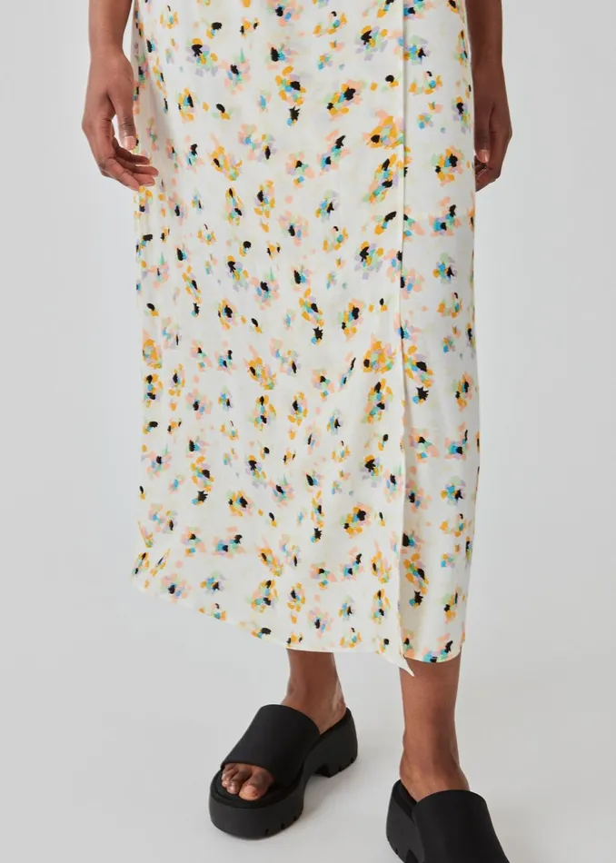 Women DafneMD Print Skirt Flower Sparkles Modstrm Skirts