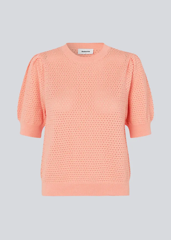 Women DariaMD Oneck Peach Nectar Modstrm Blouses and Knitwear