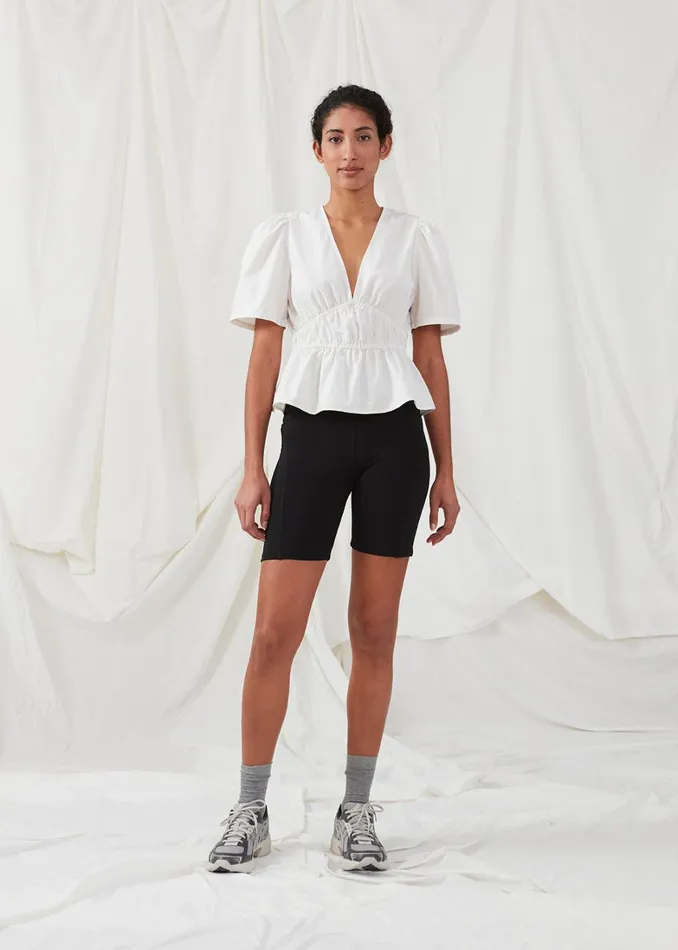 Women DeenMD Top Soft White Modstrm Tops Women DeenMD Top Soft White Modstrm Tops