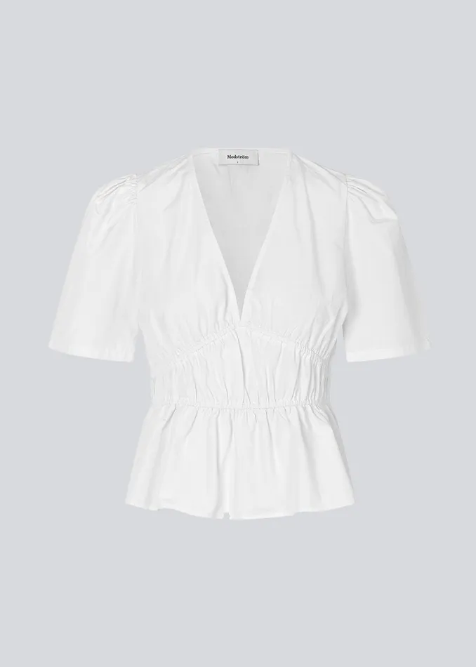 Women DeenMD Top Soft White Modstrm Tops Women DeenMD Top Soft White Modstrm Tops