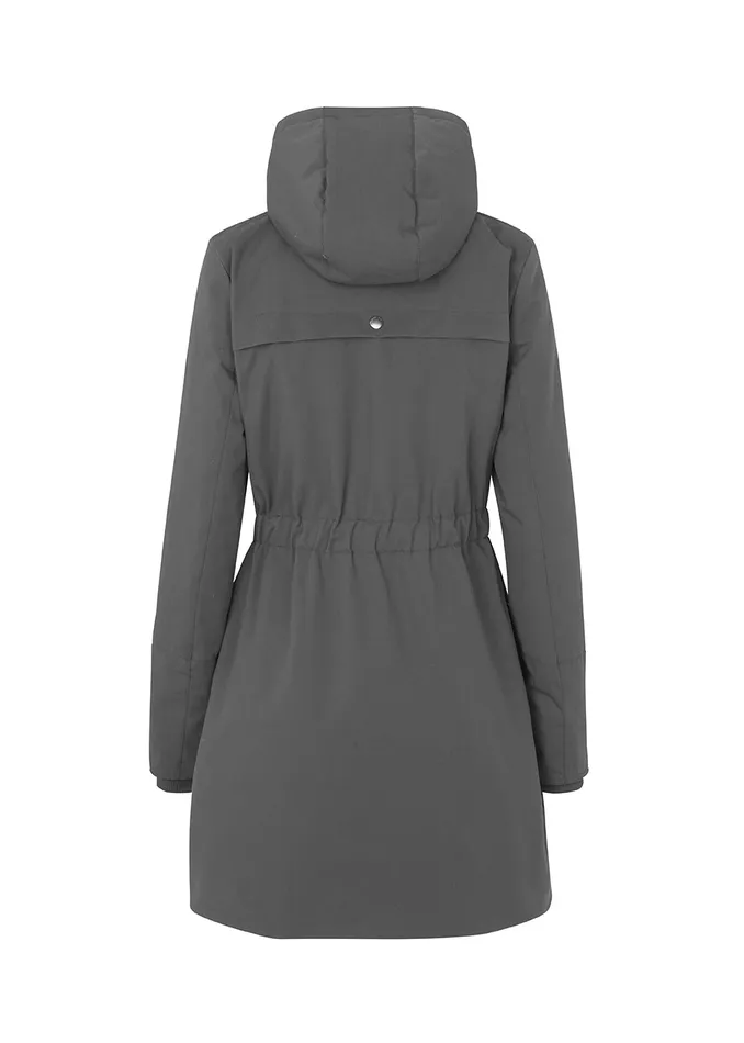 Women Denise Coat Rainy Grey Modstrm Coats and Jackets Women Denise Coat Rainy Grey Modstrm Coats and Jackets