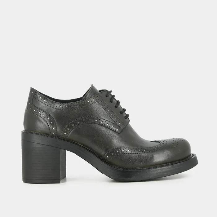 Women Derbies Oxfords Jonak HighHeeled Khaki