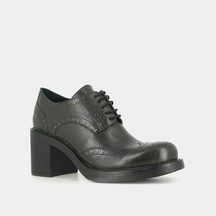 Women Derbies Oxfords Jonak HighHeeled Khaki