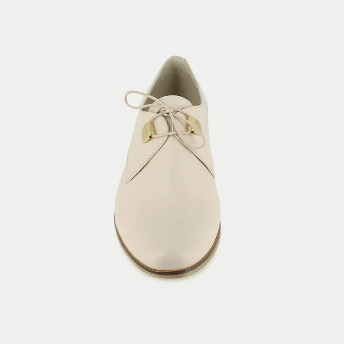 Women Derbies Oxfords Jonak Nude Leather LaceUp Women Derbies Oxfords Jonak Nude Leather LaceUp