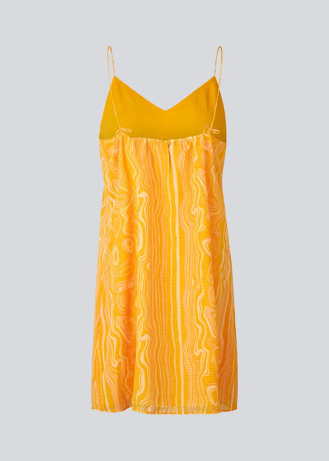 Women DonteMD Print Strap Dress Peachy Swirl Modstrm Dresses
