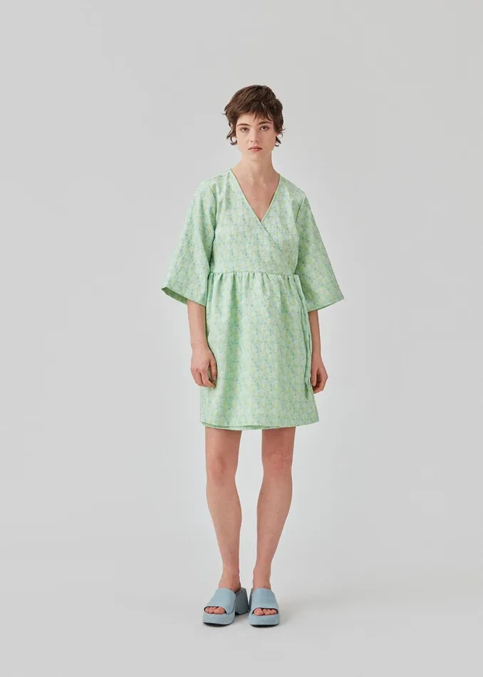 Women DorianMD Wrap Dress Calm Jade Modstrm Dresses Women DorianMD Wrap Dress Calm Jade Modstrm Dresses