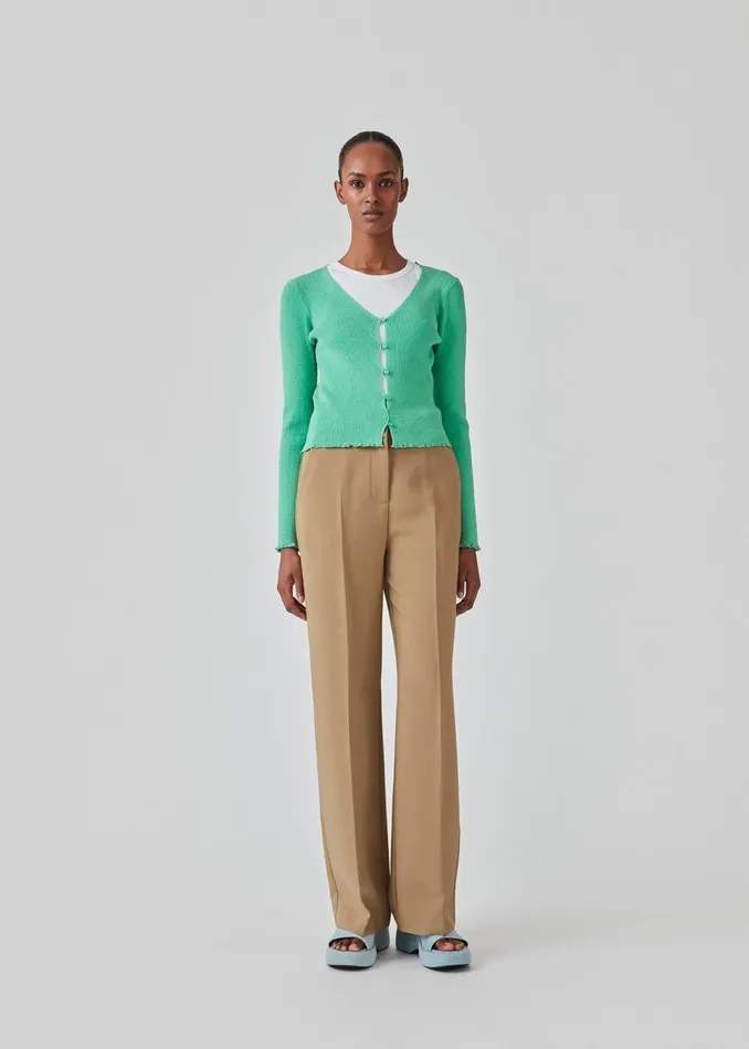 Women DorisMD Cardigan Calm Jade Modstrm Blouses and Knitwear Women DorisMD Cardigan Calm Jade Modstrm Blouses and Knitwear