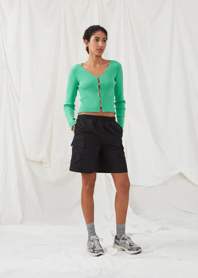 Women DorisMD Cardigan Calm Jade Modstrm Blouses and Knitwear Women DorisMD Cardigan Calm Jade Modstrm Blouses and Knitwear