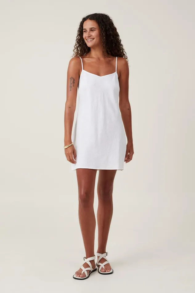 Women Dresses Cotton On Haven V Neck Mini Dress White